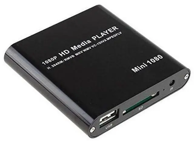 Alt view image 6 of 7 - JVFYI Mini HDMI Media Player 1080P HDD RM RMVB DIVX AVI MKV USB SD MPEG JPEG MOV SDHC