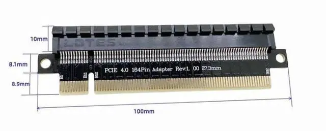 Alt view image 4 of 5 - JVFYI PCI-E X16 Adapter Card PCI-E X16 Interface Protection Card PCI-E X16 164-Pin Graphics Card Test Protection Card (X16)