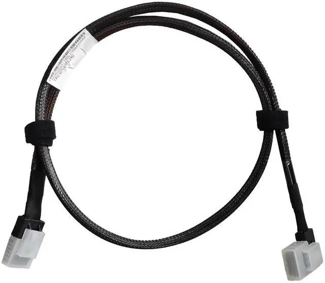 Alt view image 2 of 4 - JVFYI Mini SAS Cable, SFF-8087 to SFF-8087 Straight to Right Angle High-Speed Data Transfer for SAS/RAID Controllers, Backplanes, and Servers, 3FT