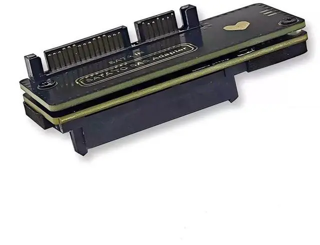 Main image of JVFYI SFF-8482 SAS 29Pin to 7+15 22Pin SATA Hard Disk Drive Raid Adapter with SAS Controller Chipset and Power Port