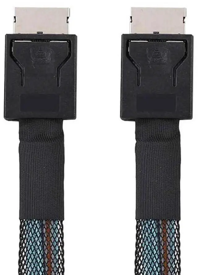 Main image of JVFYI Straight Type Connector OcuLink PCI-Express SFF-8611 4i Male to PCIe SFF-8611 Male Data Active Cable for External eGPU SSD, 50cm