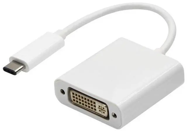 Main image of JVFYI USB-C USB 3.1 Type-C to DVI Video Converter 4K HDTV Adapter Cable Connector
