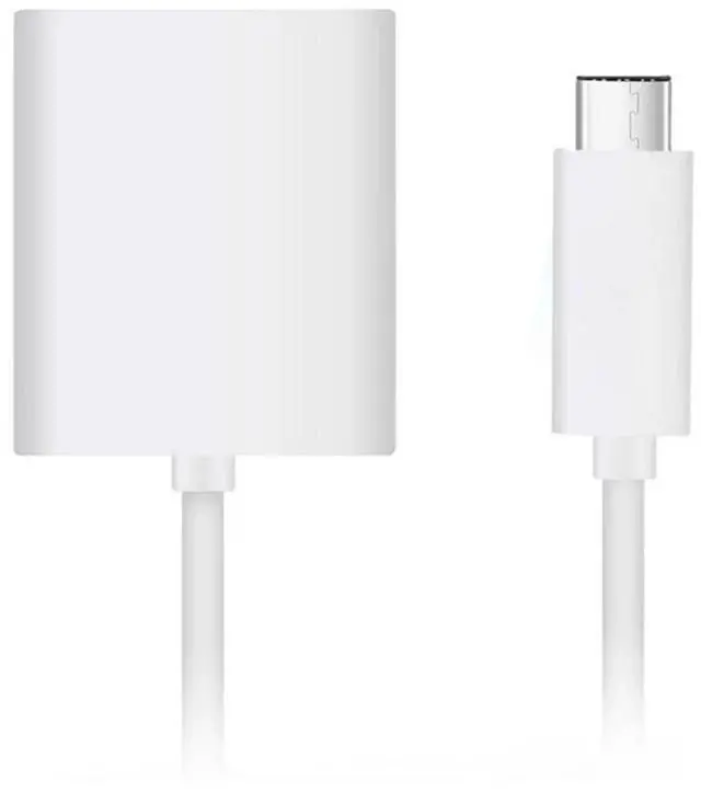 Alt view image 3 of 6 - JVFYI USB-C USB 3.1 Type-C to DVI Video Converter 4K HDTV Adapter Cable Connector