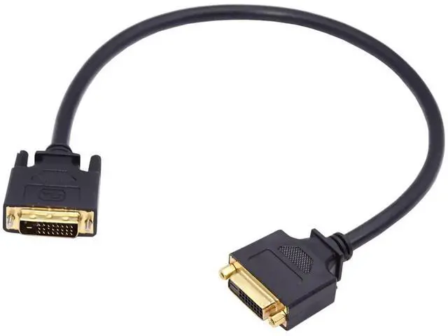 Alt view image 2 of 7 - JVFYI DVI 24+1 Male to Female Extension Cable 1.64FT/50cm, DVI-D Dual Link Digital Video for Monitor Graphics Card