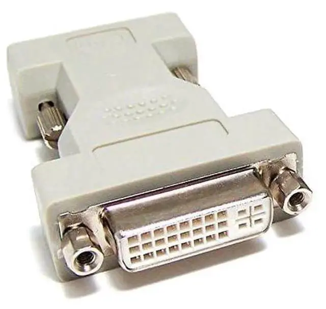 Alt view image 3 of 6 - JVFYI DVI-I Female Analog 24+5 to VGA Male 15-pin Connector Adapter Converter