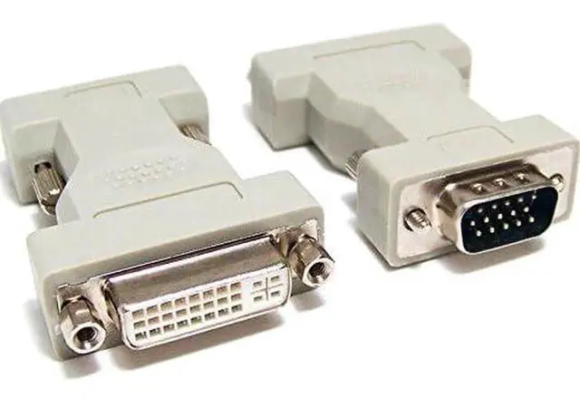 Alt view image 2 of 6 - JVFYI DVI-I Female Analog 24+5 to VGA Male 15-pin Connector Adapter Converter