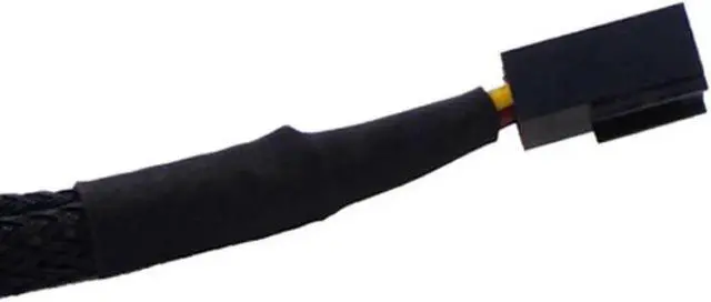 Alt view image 4 of 4 - JVFYI Case Fan 3pin 1 to 2 Splitter Cable Hub Adpater,Motherboard 3-pin Fan Sleeved Braided Y Splitter Internal Power Extension Cable for Computer CPU/Case Fan 1x2 Converter - 10 inches