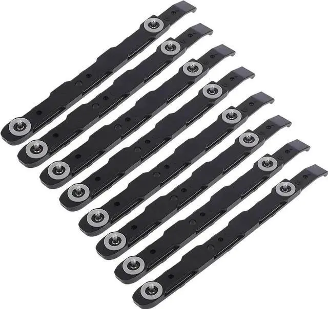 Main image of JVFYI 8Pcs Chassis Hard Drive Mounting Rails for 3.5" HDD Bracket Left Right for Cooler for Masters SSD Computer Connectors