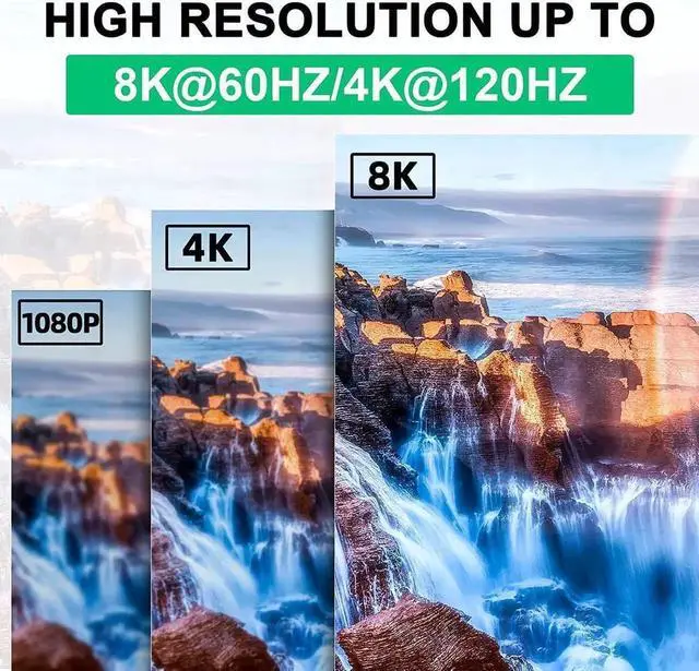 Alt view image 4 of 7 - USB C Switch, Bi-Directional USB-C Switcher 2 Computers, USB Type C KVM Switch 8K @60Hz 4K@120Hz Video/10Gbps Data Transfer/100W Charging,Compatible with Thunderbolt Device (Black)