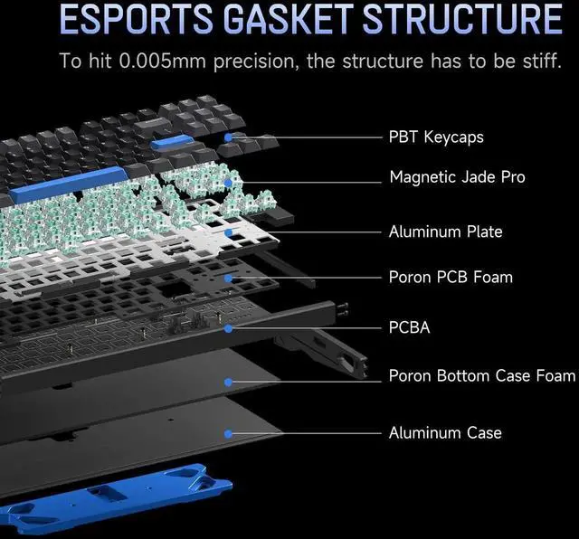Alt view image 6 of 7 - EZ80 Magnetic Switch Hall Effect Gaming Keyboard (Magnetic X Ultra Switch)