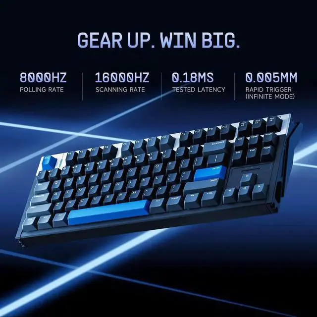 Alt view image 2 of 7 - EZ80 Magnetic Switch Hall Effect Gaming Keyboard (Magnetic X Ultra Switch)