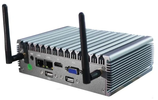 Alt view image 2 of 3 - BVS Industrial Control Computer Host with Dual Network Ports Edge Computer Embedded Industrial Mini Host GW-B I5 Gen 5 8+128