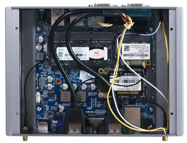 Alt view image 3 of 3 - BVS Industrial Control Computer Host with Dual Network Ports Edge Computer Embedded Industrial Mini Host GW-B I5 Gen 5 8+128