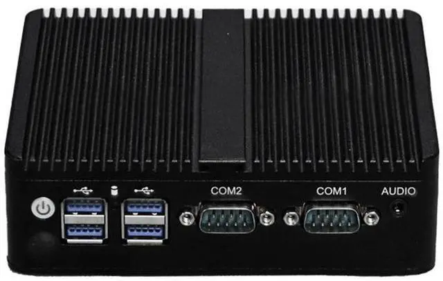 Alt view image 2 of 3 - BVS Embedded Fanless Mini PC N2830 Industrial Control Computer with Dual Network Ports - Silent Industrial Micro PC GW-A N2830 4+128
