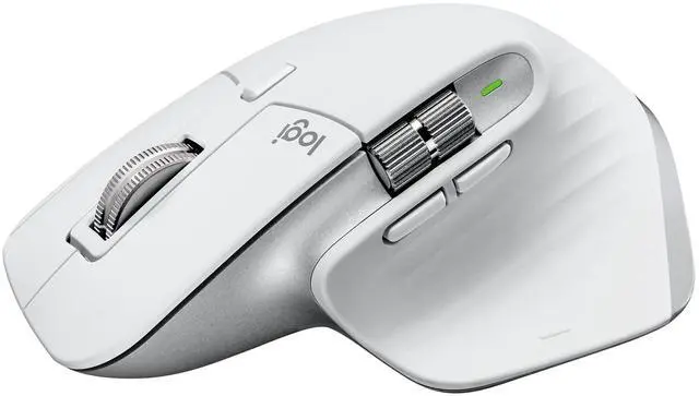 Main image of MX Master 3S for Mac - Wireless Bluetooth Mouse with Ultra-Fast Scrolling, Ergo, 8K DPI, Quiet Clicks, Track on Glass, Customization, USB-C, Apple, iPad - Pale Grey
