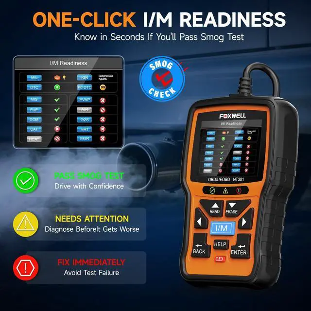 Alt view image 5 of 7 - NT301 OBD2 Scanner Live Data Professional Mechanic OBDII Diagnostic Code Reader Tool for Check Engine Light