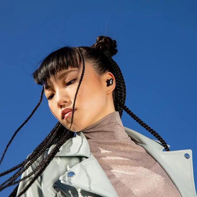 Alt view image 7 of 7 - Studio Buds - True Wireless Noise Cancelling Earbuds - Compatible with Apple & Android, Built-in Microphone, IPX4 Rating, Sweat Resistant Earphones, Class 1 Bluetooth Headphones - Black