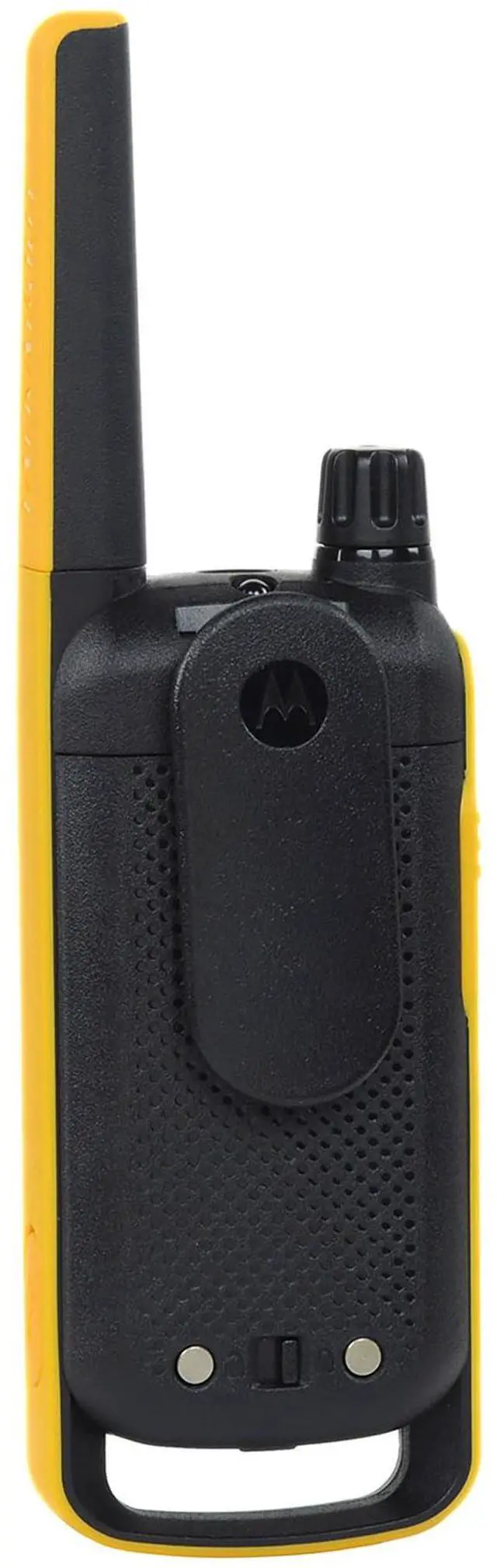 Alt view image 5 of 6 - Motorola T470 Talkabout Two Way Radios, Long Range Emergency Rechargeable Waterproof Walkie Talkies 22 Channel, 35 Mile outdoor Black Yellow, 2 Pack