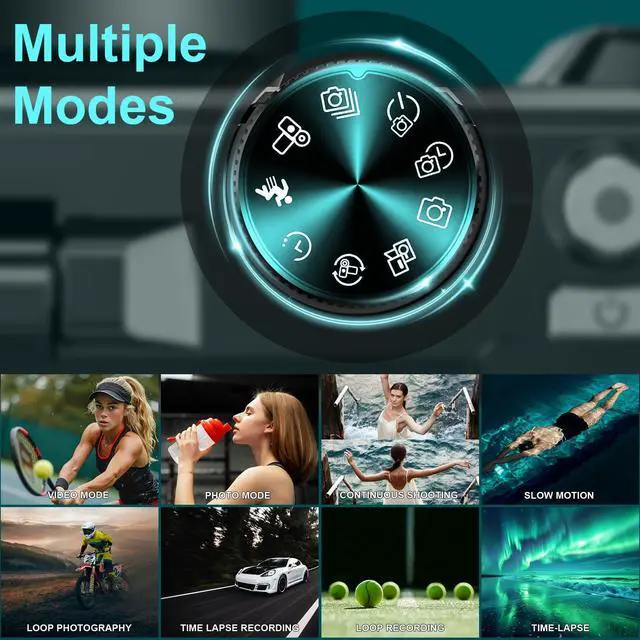 Alt view image 7 of 7 - 5K Digital Camera for Photography - 75MP WiFi Vlogging Camera for YouTube - UHD 18X Zoom Digital Cameras with Flip Screen 3" 180° - Travel Photography Flash Camara for Beginners & Adults