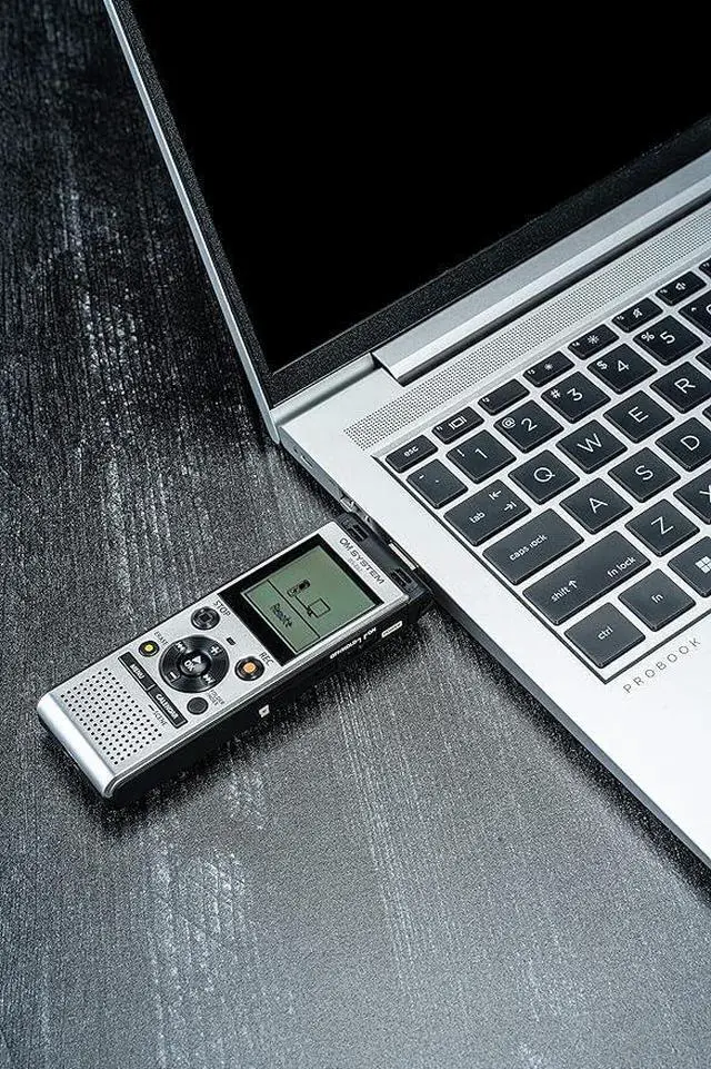 Alt view image 2 of 5 - Olympus WS-882 Digital Voice Recorder, with Linear PCM/MP3 Recording Formats, USB Direct, 4gb Playback Speed and Volume Adjust, File Index, Erase Selected Files
