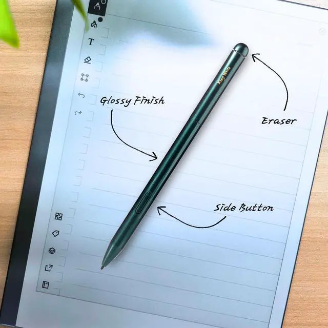 Alt view image 3 of 5 - MR05 EMR Stylus for Remarkable 2 Pen/Kindle Scribe Pen Digital Eraser, 4096 Pressure Sensitivity, Palm Rejection, Digital Pen for EMR Devices/Tablet