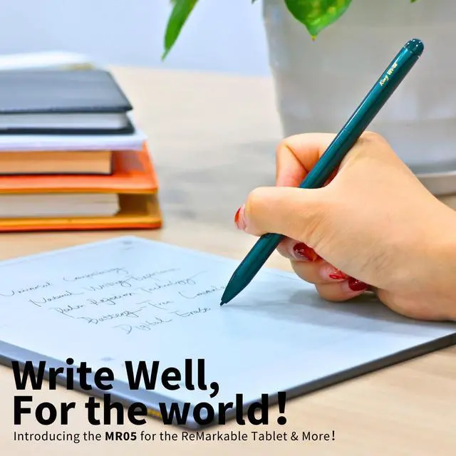 Alt view image 5 of 5 - MR05 EMR Stylus for Remarkable 2 Pen/Kindle Scribe Pen Digital Eraser, 4096 Pressure Sensitivity, Palm Rejection, Digital Pen for EMR Devices/Tablet