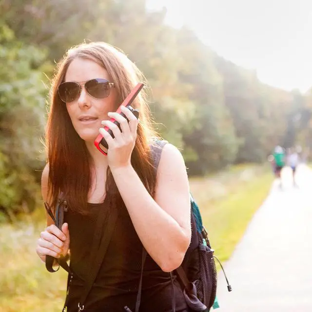 Alt view image 4 of 5 - , Portable FRS, T210TP, Talkabout, Two-Way Radios, Rechargeable, 22 Channel, 20 Mile, Black W/Red, 3 Pack