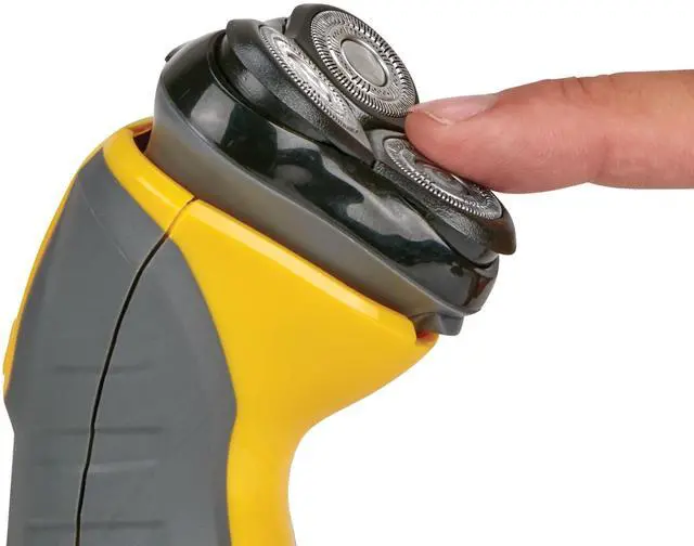 Alt view image 3 of 6 - Virtually Indestructible Rotary Shaver 5100, Electric Razor for Men, 100% Waterproof Design, Yellow