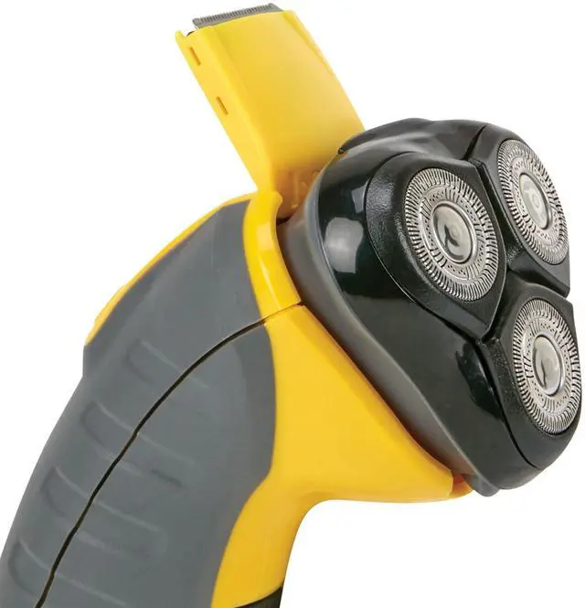 Alt view image 4 of 6 - Virtually Indestructible Rotary Shaver 5100, Electric Razor for Men, 100% Waterproof Design, Yellow