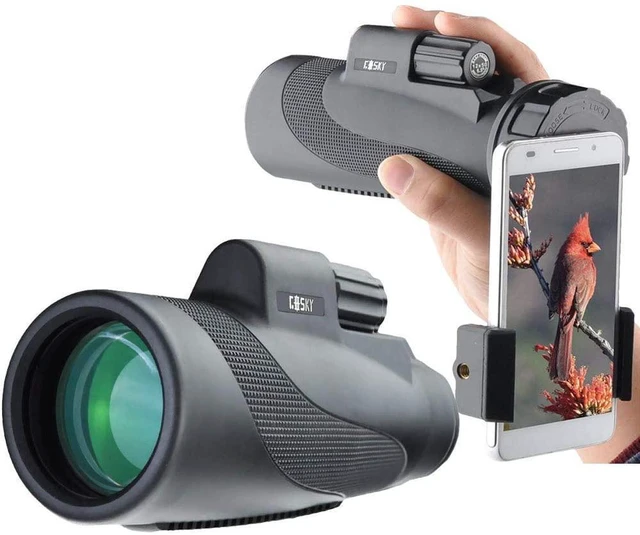 Main image of Titan 12x50 Monocular for Adults High Powered with Phone Adapter BAK4 Prism & FMC Lens, IPX7 Waterproof, Monocular Telescope for Bird Watching, Wildlife Viewing, Travel, Hunting, Sports