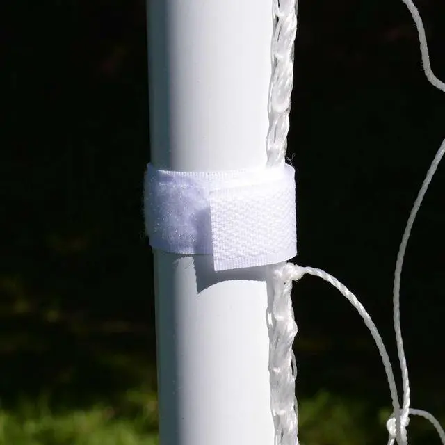 Alt view image 6 of 6 - Competition Soccer Goal - Steel Backyard Soccer Goal with All Weather Net - Includes 6 Ground Stakes - 6'x4' - Silver