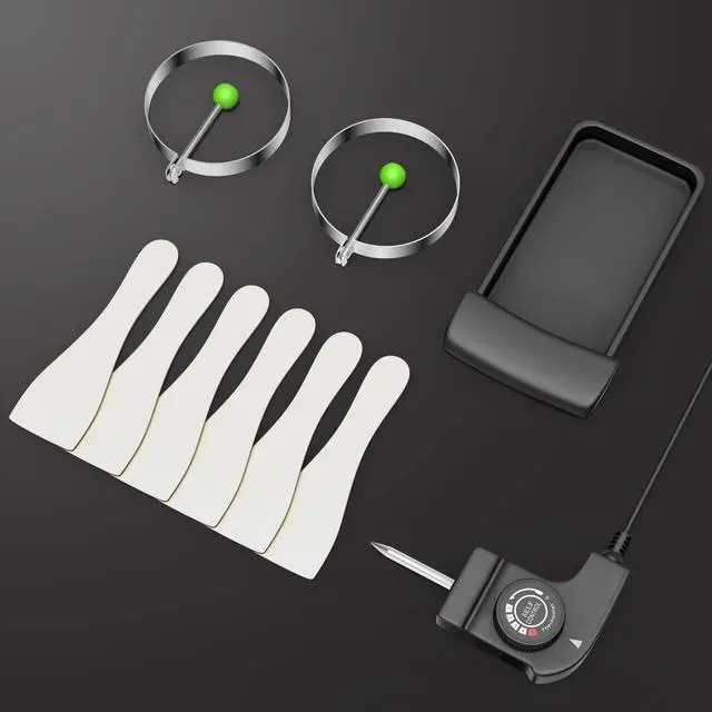 Alt view image 7 of 7 - 35" Electric Griddle Teppanyaki Grill BBQ, Nonstick Extra Large Griddle Long Countertop Grill with Adjustable Temperature & Drip Tray, Indoor Outdoor Cooking Plates for Pancake Barbecue