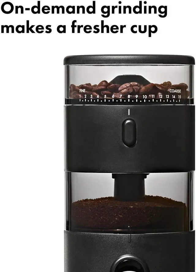 Alt view image 3 of 7 - Brew Compact Conical Burr Coffee Grinder