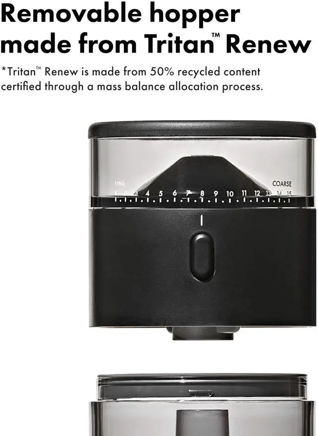 Alt view image 6 of 7 - Brew Compact Conical Burr Coffee Grinder