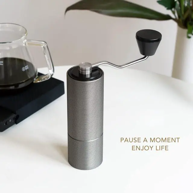 Alt view image 6 of 7 - Chestnut C2 Manual Coffee Grinder Capacity 25g with CNC Stainless Steel Tapered Burr - Internal Adjustable Setting, Double Bearing Positioning, French Press Coffee for Hand Grinder Gift