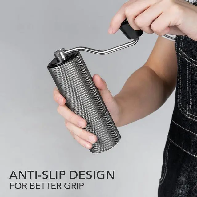 Alt view image 4 of 7 - Chestnut C2 Manual Coffee Grinder Capacity 25g with CNC Stainless Steel Tapered Burr - Internal Adjustable Setting, Double Bearing Positioning, French Press Coffee for Hand Grinder Gift