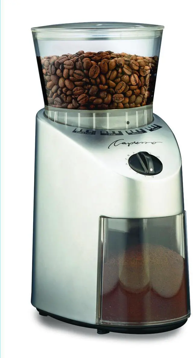 Main image of 560Infinity Conical Burr Grinder, Brushed Silver, 8.5-Ounce
