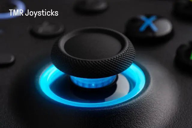 Alt view image 3 of 7 - Ultimate 2 Wireless Gaming Controller with TMR Joysticks, Switchable Hall Effect/Tactile Triggers, 8Speed Wireless Tech, Charging Dock, RGB Fire Ring for PC & Android - Purper