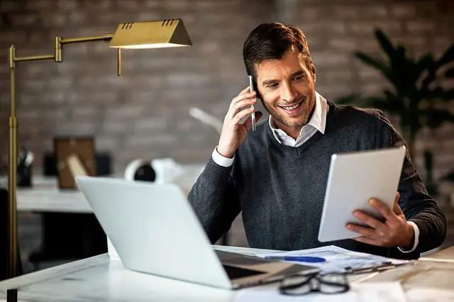 Alt view image 7 of 7 - Dimmable LED Pharmacy Floor Lamp, 12W LED, Full Range Dimming, 360 Degree Swing Arms, Adjustable Heights, Standing Lamp for Reading, Sewing, and Craft, ETL Listed, Antique Brass (Gold)