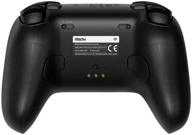 Alt view image 4 of 6 - Ultimate 2 Bluetooth Controller with TMR Joysticks, Switchable Hall Effect/Tactile Triggers, Vibration, Motion Control, RGB Fire Ring and Back Buttons for Switch/Switch 2 & Windows PC - Black