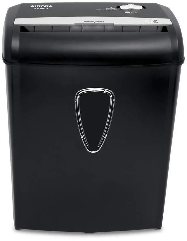 Alt view image 2 of 6 - AS890C 8-Sheet Cross-Cut Paper/Credit Card Shredder with Basket