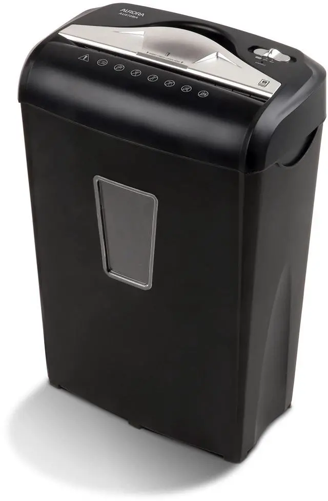 Main image of AU870MA High-Security 8-Sheet Micro-Cut Paper Credit Card Shredder Black