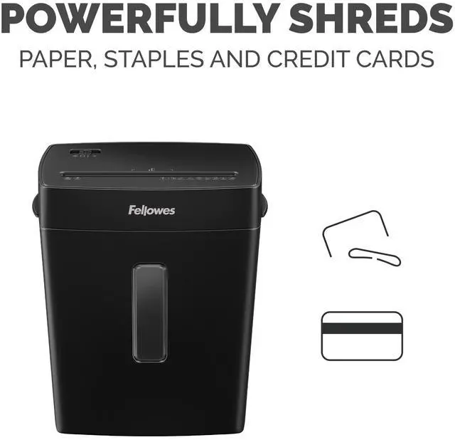 Alt view image 4 of 7 - P-40C 8 Sheet Cross-Cut Deskside Paper Shredder for Home Office