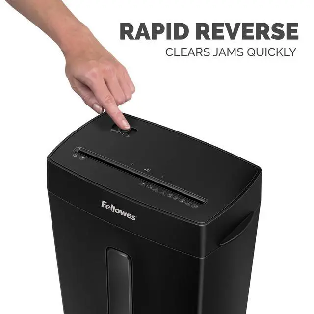 Alt view image 3 of 7 - P-40C 8 Sheet Cross-Cut Deskside Paper Shredder for Home Office