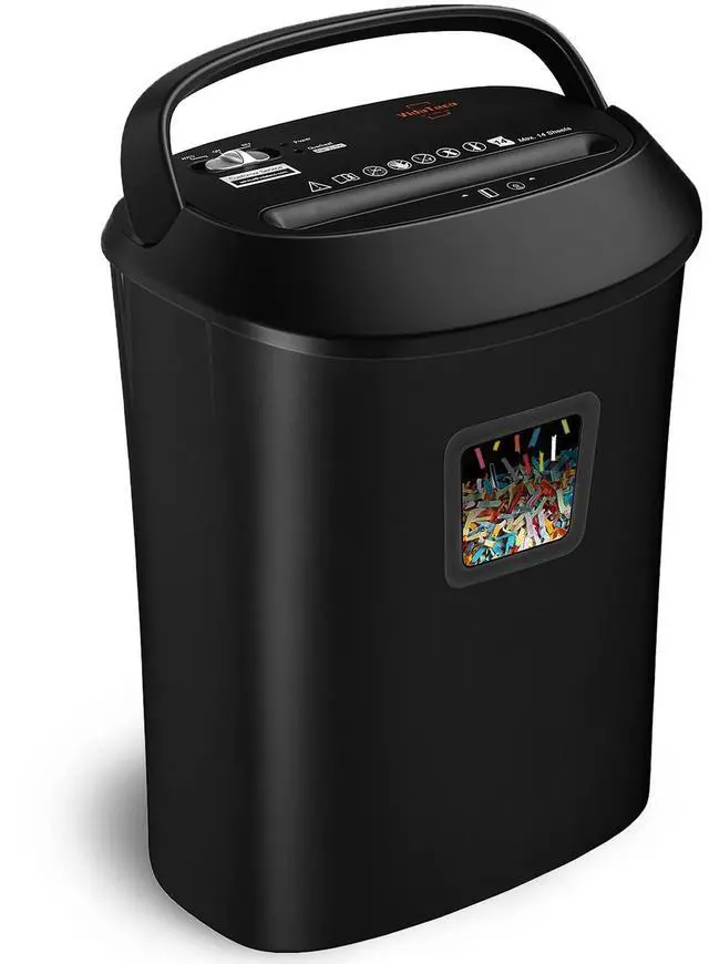 Main image of Paper Shredder 58dB 14-Sheet Cross-Cut Shredder with US Patented Cutter Shreds Card/CD, Heavy Duty Paper Shredding Machine for Home Office with Auto Jam Proof,6.6-Gallon Bin