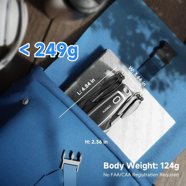 Alt view image 5 of 6 - Drones with Camera for Adults 4K Brushless Motor Drone for Beginners, FPV Foldable RC Quadcopter with Propeller Guards, 2 Batteries, 1500mAh, 130° Lens, WiFi, Voice Control, Gift Toys for Men Boys