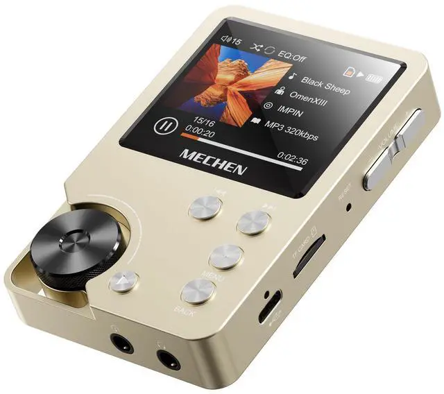Main image of M30 HiFi MP3 Player, Lossless DSD High Resolution Digital Audio Music Player, High-Res Portable Audio Player with 64GB Memory Card (Gold)