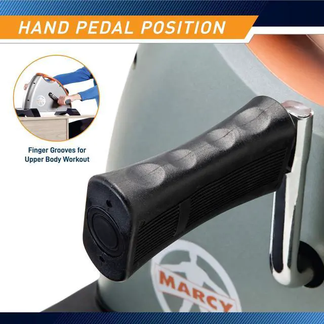 Alt view image 6 of 7 - Cardio Mini Cycle  Portable Cardio Machine with Variable Resistance for Home Gym NS-909