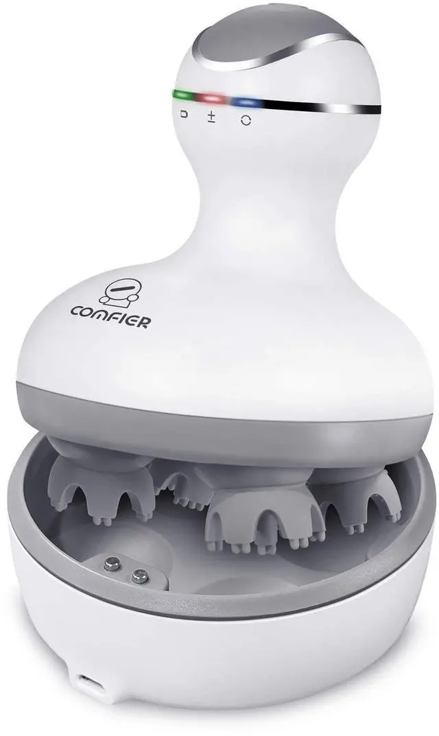 Main image of Electric Cordless Hair Scalp Massager with Kneading 84 Massage Nodes, Handheld Portable Head Scratcher Massager for Hair Growth, Deep Clean and Stress Relax, Gifts for Men Dad