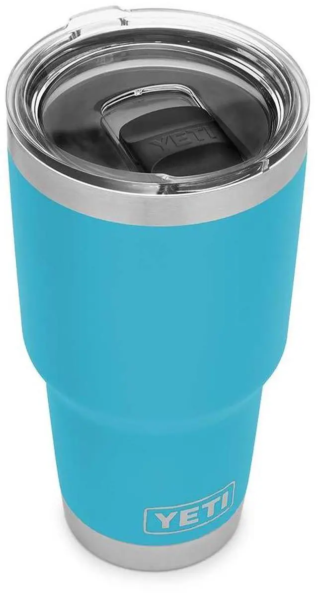 Main image of Rambler 30 oz Stainless Steel Vacuum Insulated Tumbler w/MagSlider Lid, Reef Blue